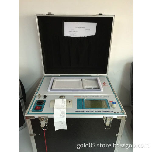 GDYJ-501 Electrical Transformer Oil BDV Testing Kit